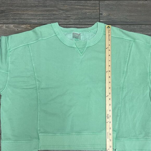 NWT Free People Movement Hatch Intercept Pullover Medium Salted Lime Sweatshirt - Picture 12 of 16